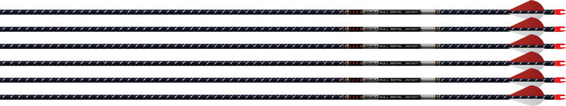 Easton 5MM Full Metal Jacket 500 Arrows 6-Pack Blazer Vanes