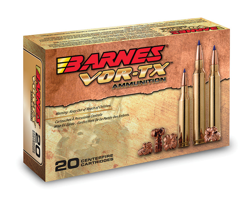 Barnes VOR-TX Tipped TSX Boat Tail 100 Grain .25-06 Remington 3225 fps 716876125104