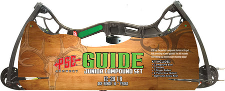 PSE Guide Youth Compound Bow Kit Black 12-29 lbs Ages 10 Plus