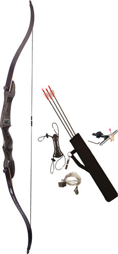 PSE Pro Max Recurve Bow Kit RH 54in 20lb with Arrows and Quiver
