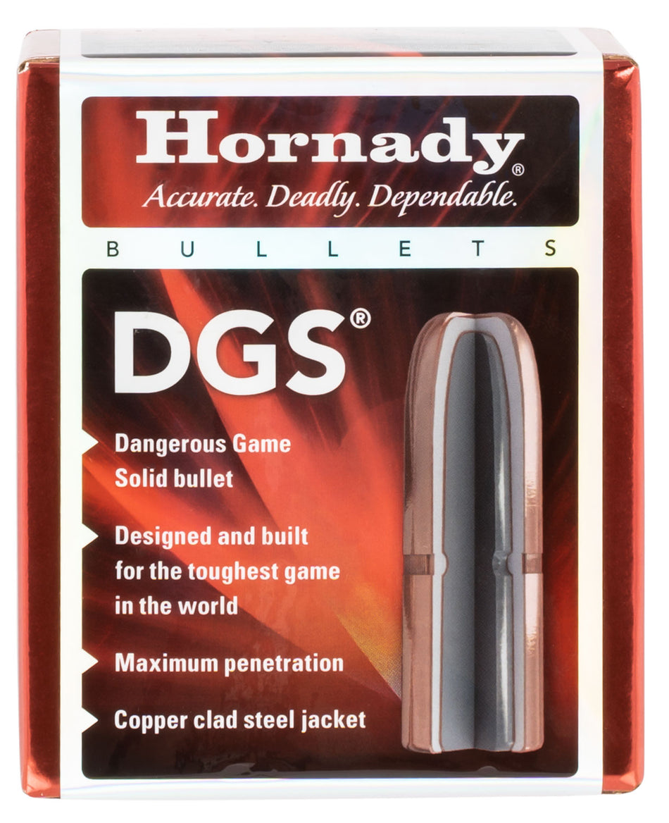 Hornady 4507 DGS .458 500 Grain Full Metal Jacket Round Nose 50 Per Box