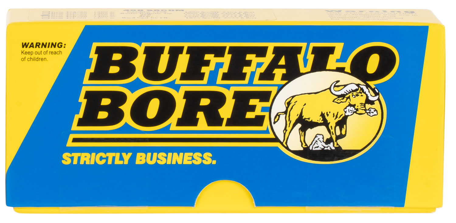 Buffalo Bore .458 SOCOM Hunting & Sniping 350 grain Semi-Jacketed Flat Point ammunition
