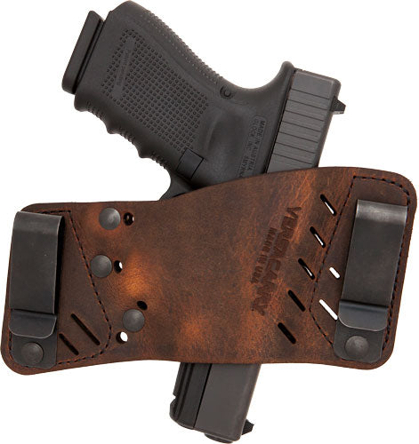 VersaCarry RS S3 Distressed Brown Leather Holster OWB/IWB FlexVent Ambidextrous