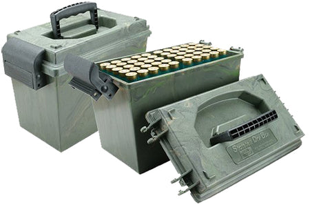 MTM Case-Gard SD1001209 100rd 12 Gauge Shotshell Dry Box Wild Camo Poly
