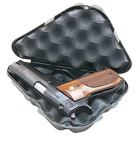MTM 802C40 Single Pistol Gun Rug Case Black Nylon Foam Padding Subcompact Friendly
