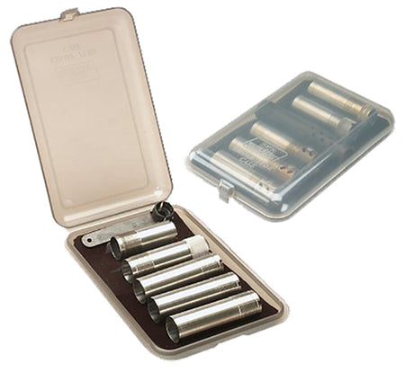 MTM Case-Gard CT641 Polypropylene Choke Tube Case 6rd Capacity Clear Smoke