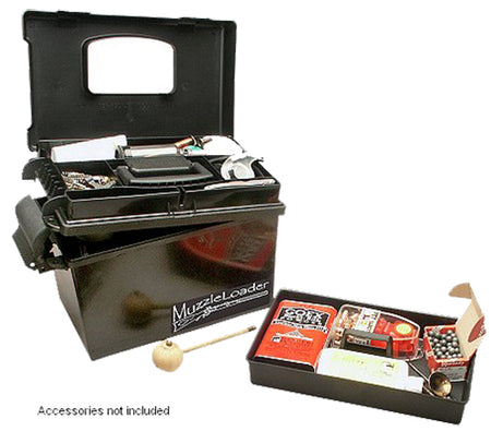 MTM Case-Gard ML140 Black Plastic Weather Resistant Muzzleloader Dry Box