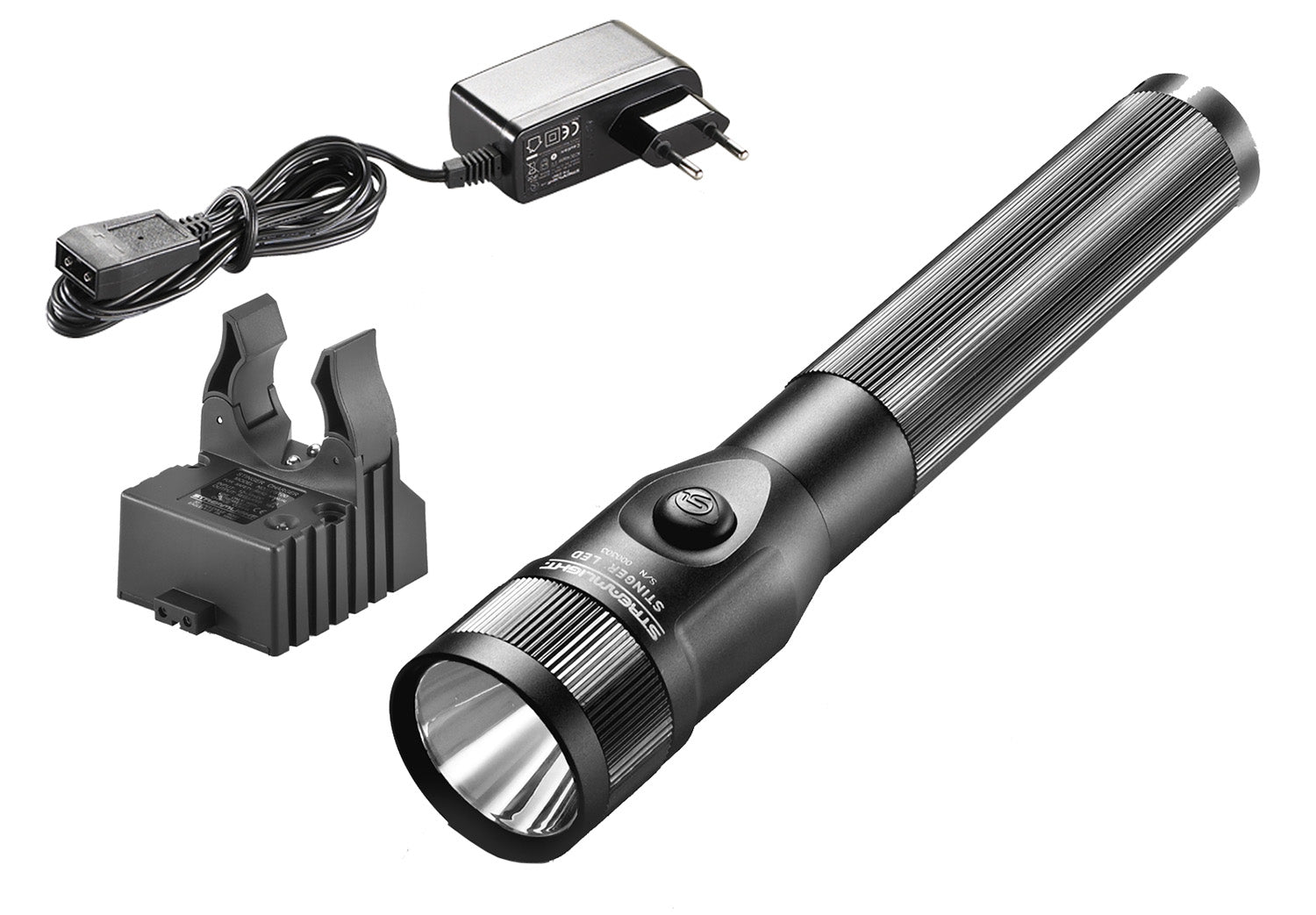Streamlight 75713 Stinger LED Tactical Flashlight Black Anodized White LED 425 Max Lumens