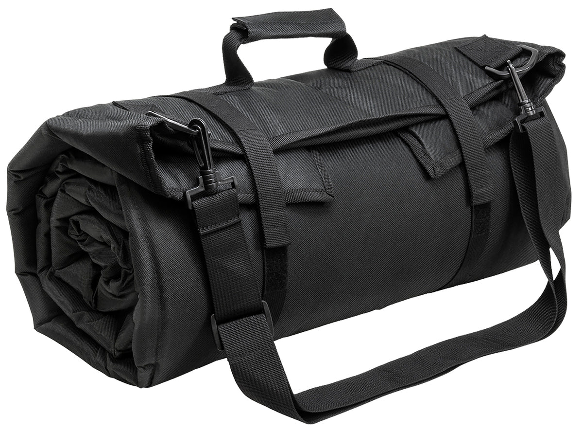 NcStar CVSHMR2957B Prone Shooting Mat Roll-Up Black PVC 69"L