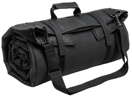 NcStar CVSHMR2957B Prone Shooting Mat Roll-Up Black PVC 69"L