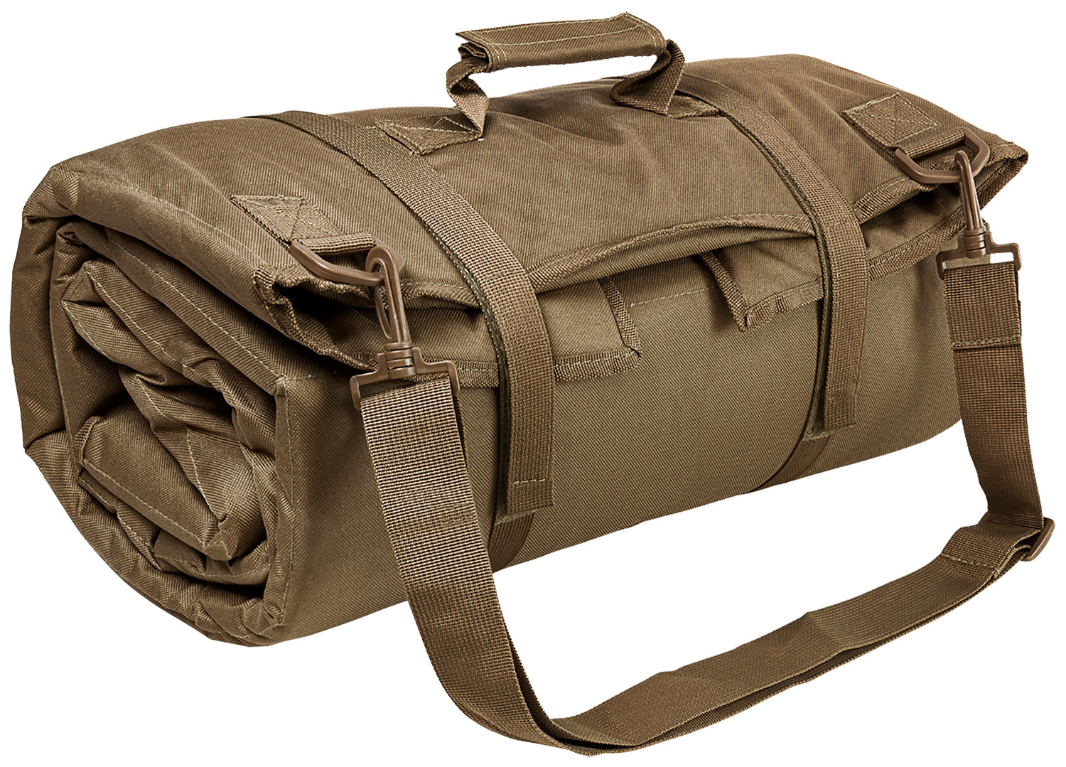 NcStar CVSHMR2957T Prone Shooting Mat Roll-Up Tan PVC 69"L