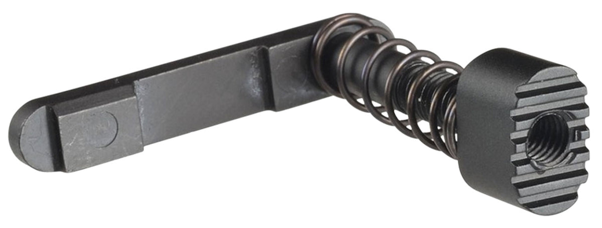 Strike Industries AR Platform Mag Catch Steel Body with Black Aluminum Release Button