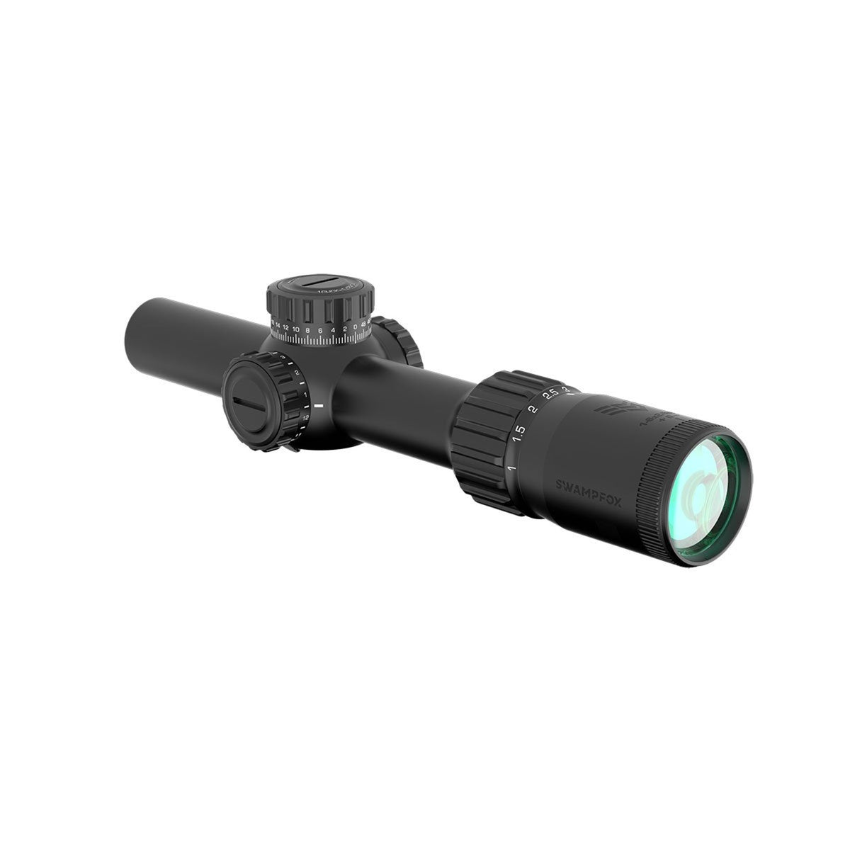 Swampfox Optics Tomahawk II LPVO 1-4x24mm BFO Rifle Scope