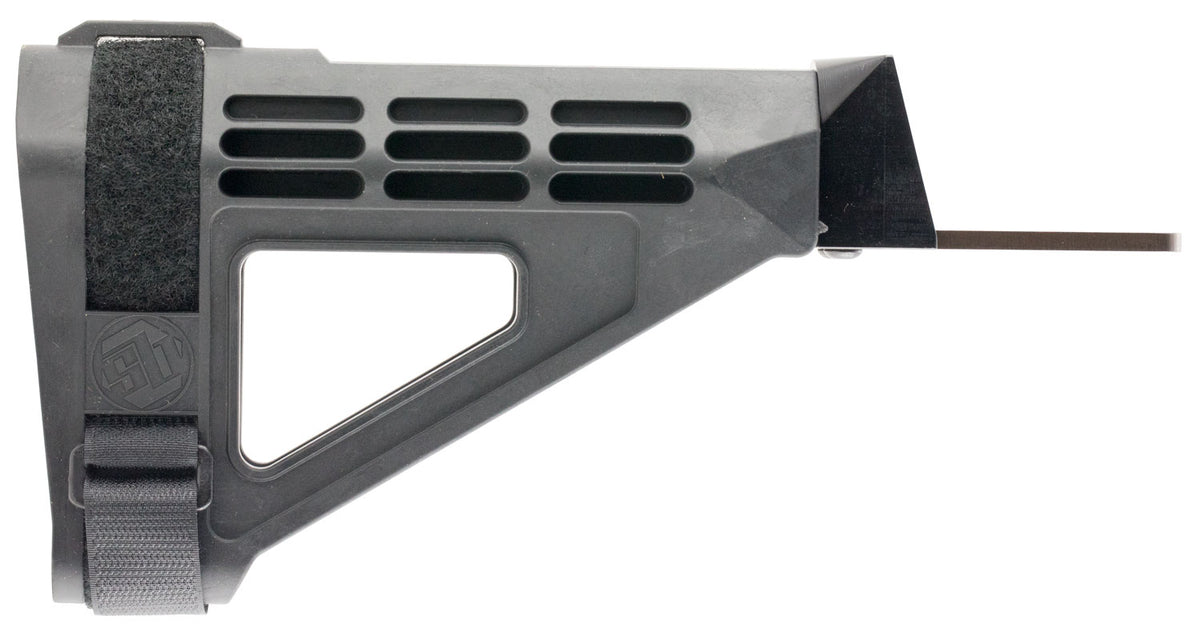 SB Tactical SBM4701SB SBM47 Black 11" OAL AK Pistol Brace with AK Adapter for AK-47 AK-74