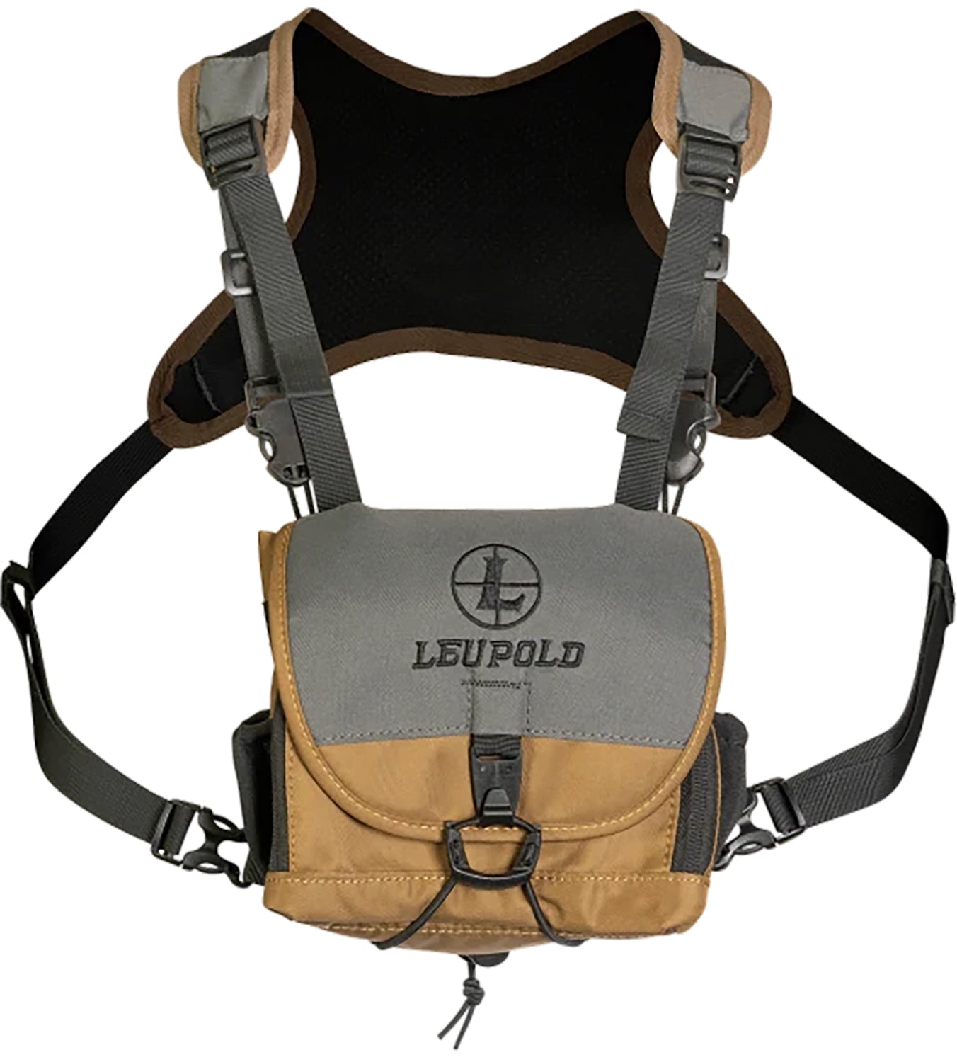Leupold 172543 GO Afield Bino Harness XF Mesh Back Panel Shadow Gray/Black