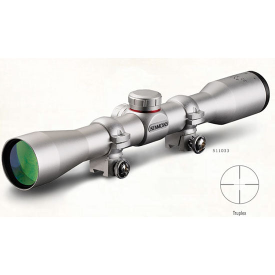 Simmons .22 Mag Fixed 4x 32mm Silver Truplex Reticle 1" Tube Scope