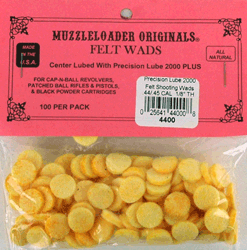 M-Loader Wonder Wads 44-45 Cal Muzzleloader Cleaning 100 Pack