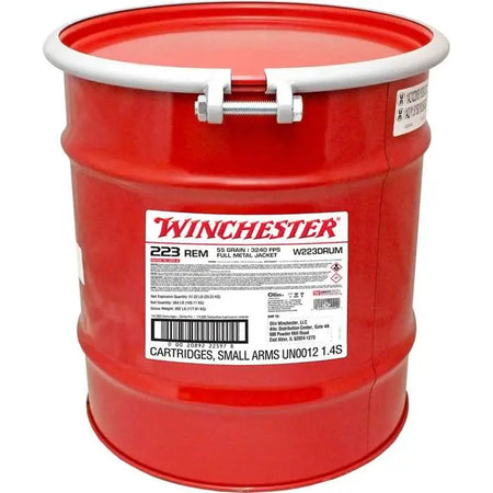 Winchester .223 Remington USA WHITE BOX 55 grain Full Metal Jacket ammunition