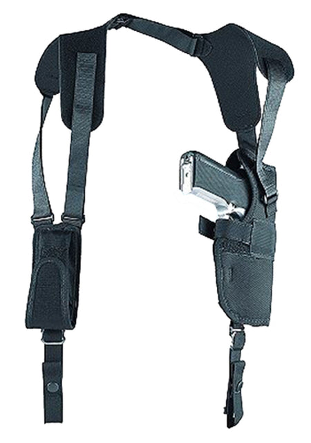 Uncle Mike's 83051 Black Cordura Vertical Shoulder Holster Size 05 Right Hand Large Semi-Auto 4.50-5" Bbl