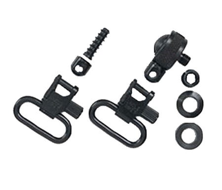 Uncle Mike's 15612 Quick Detach Magnum Sling Swivel Set Blued 1" for Most Pump and Auto Shotguns