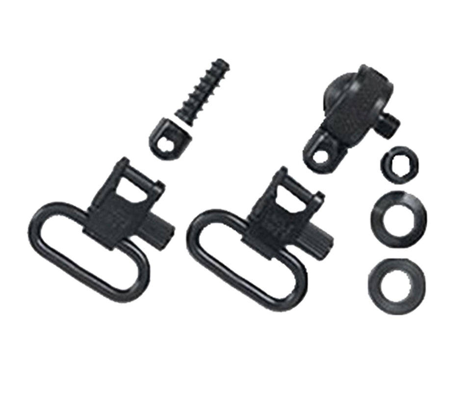 Uncle Mike's 15612 Quick Detach Magnum Sling Swivel Set Blued 1" for Most Pump and Auto Shotguns