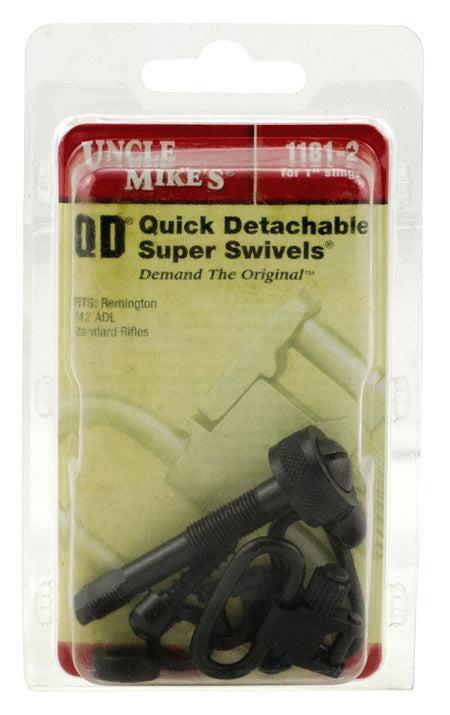 Uncle Mike's 11812 Super Swivel Remington 742 ADL Adapter Base Blued 1" Sling Loop