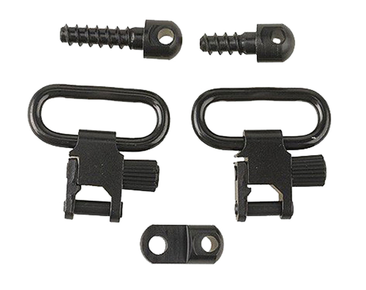 Uncle Mike's 14612 Quick Detach Tri-Lock Super Swivel Blued 1" Sling Loop for Ruger 10/22