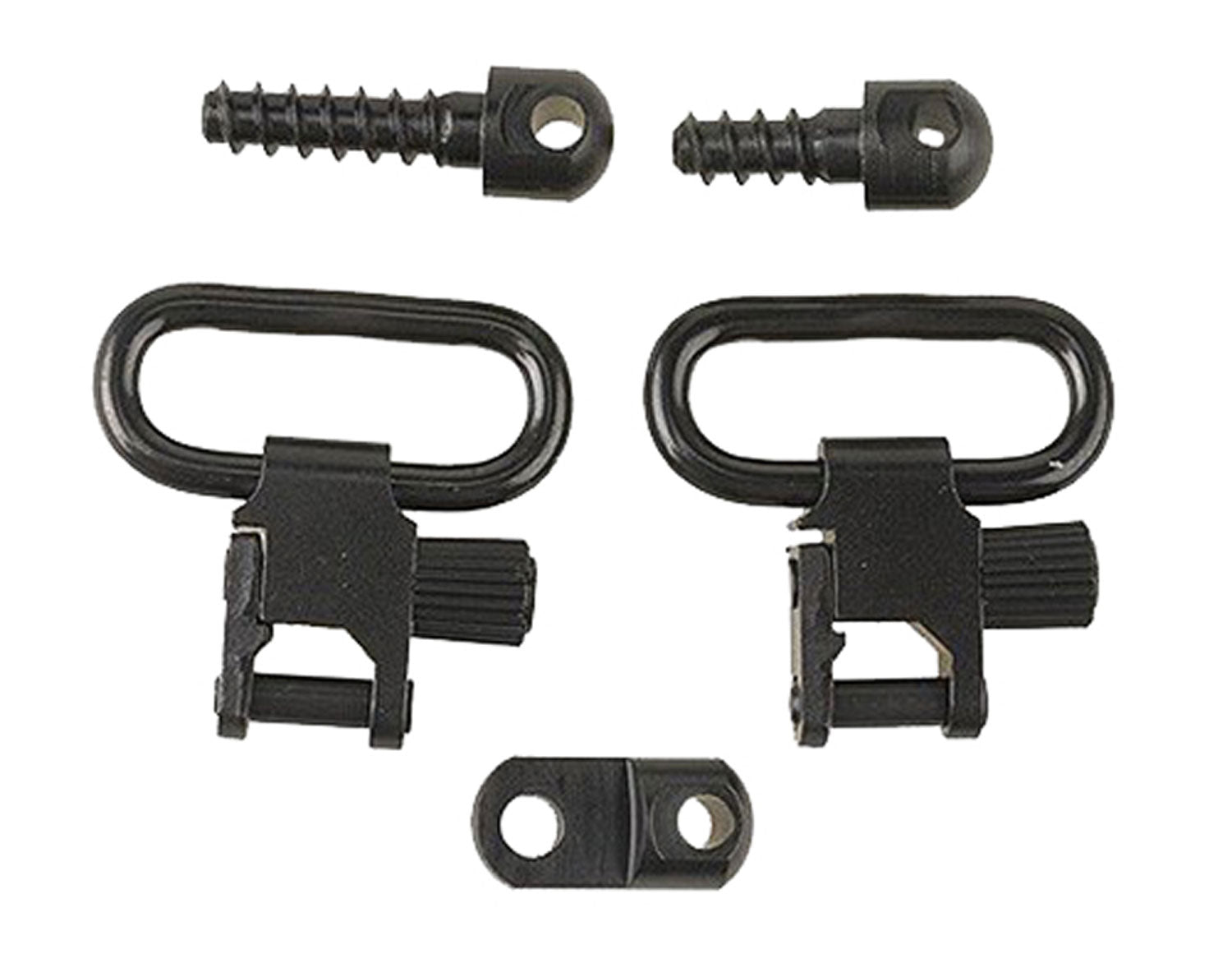 Uncle Mike's 14612 Quick Detach Tri-Lock Super Swivel Blued 1" Sling Loop for Ruger 10/22
