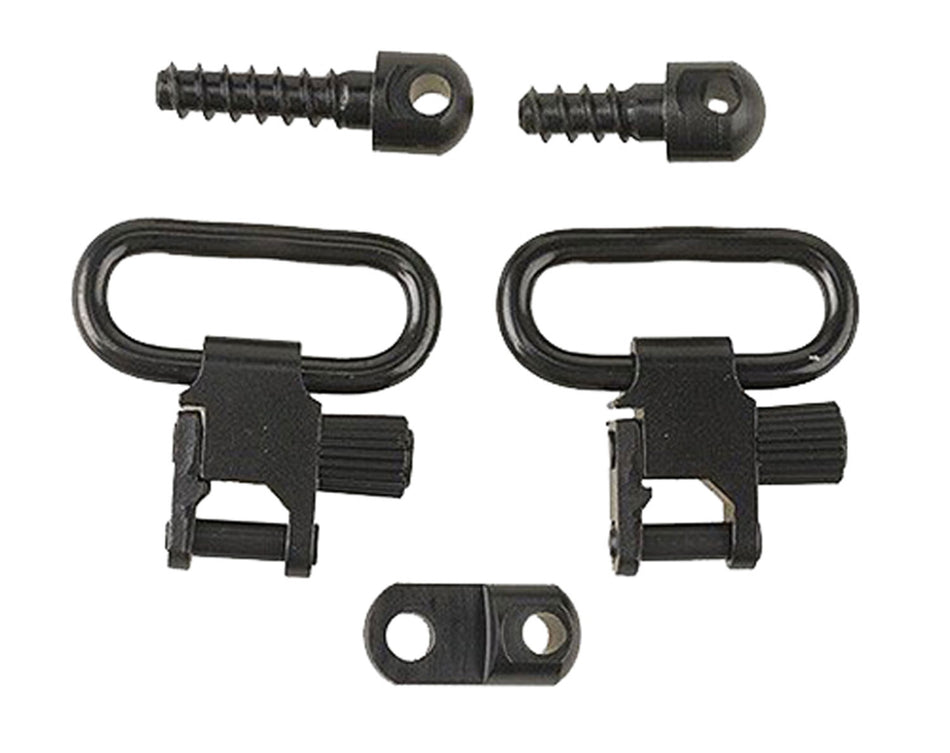Uncle Mike's 14612 Quick Detach Tri-Lock Super Swivel Blued 1" Sling Loop for Ruger 10/22