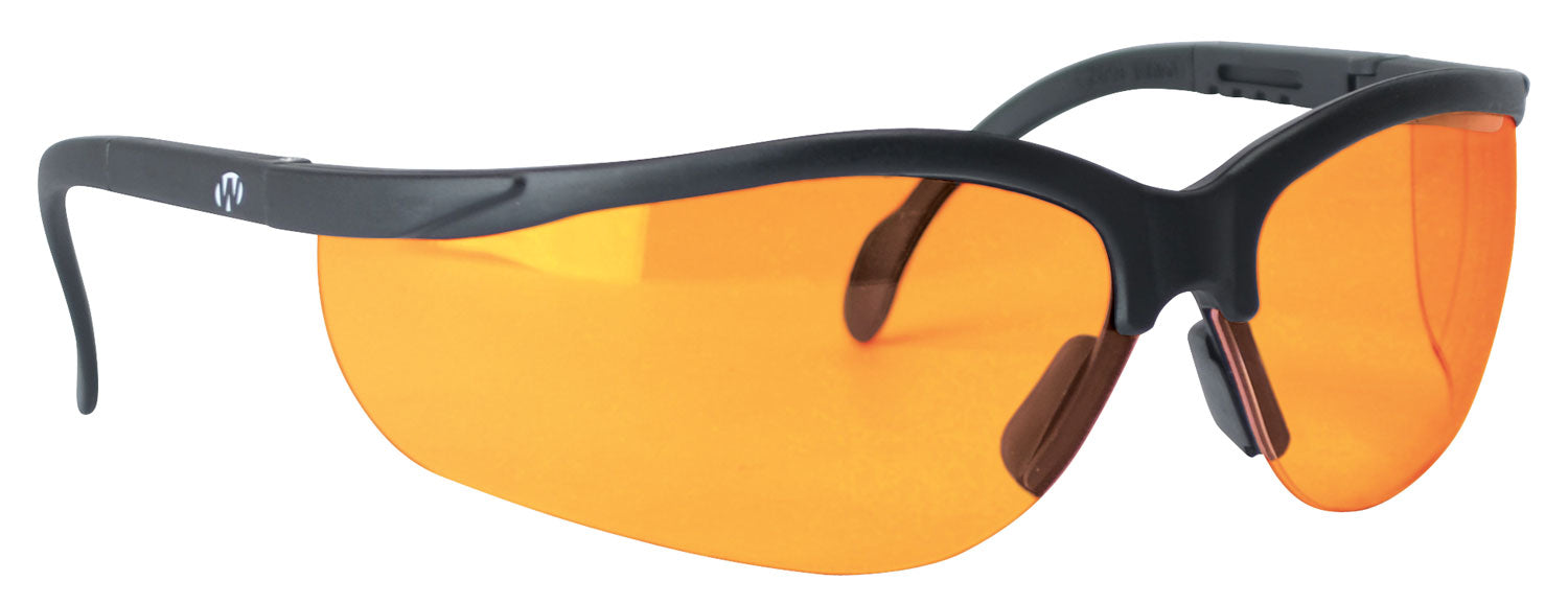 Walker's GWPAMBLSG Protective Sport Eyewear – Amber Lens, Black Polycarbonate Frame