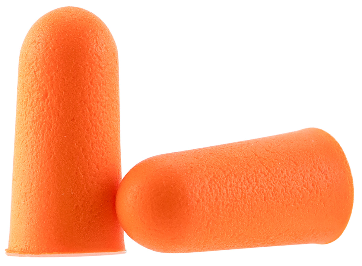 Walker's Disposable Foam Hearing Plugs 32dB NRR Orange Bulk Bag 50 Pairs