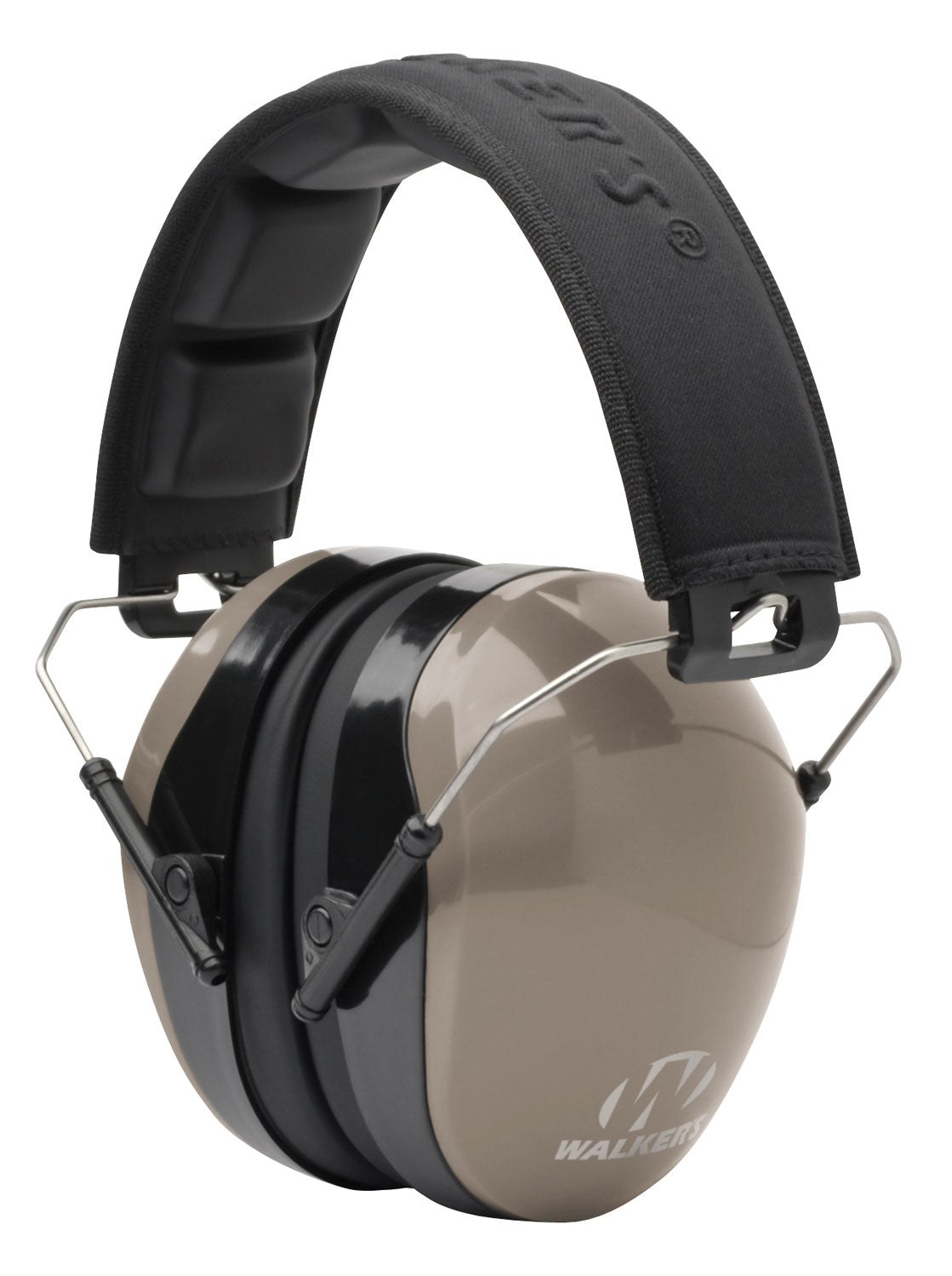 Walker's Advanced Protection Passive Earmuff 26dB NRR Black/Flat Dark Earth Folding Design