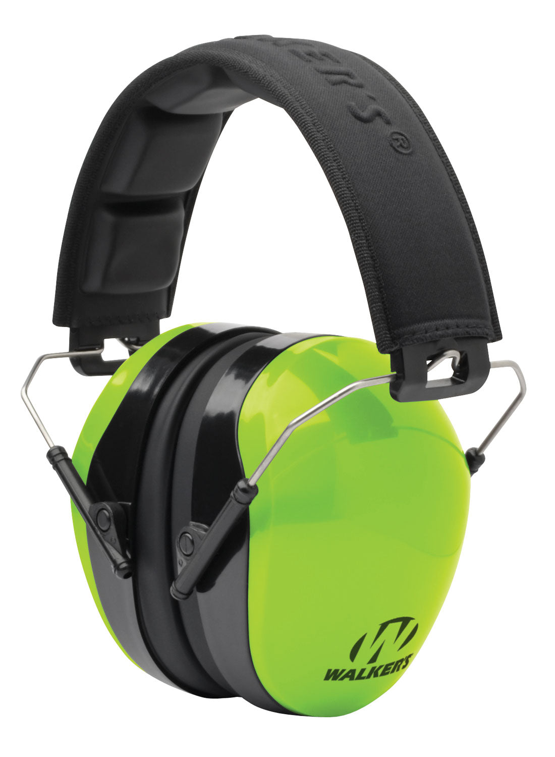 Walker's 26 dB Advanced Passive Hearing Muff Over-the-Head Lime Green & Black Polymer