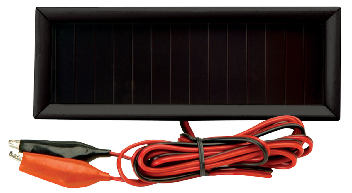 American Hunter BLEC6 6V Solar Economy Battery Trickle Charger with Alligator Clips