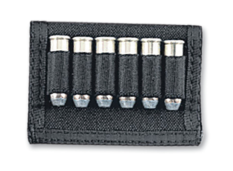 Uncle Mike's 6rd Handgun Cartridge Slide Nylon Black Fits 2.25" Belt 88401