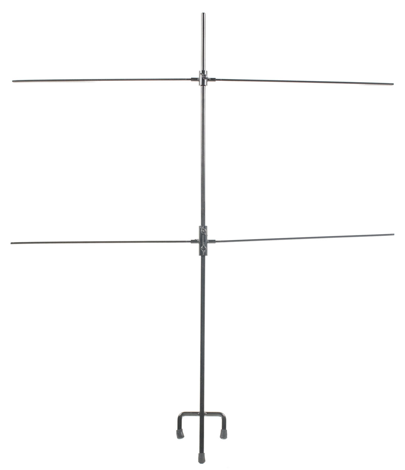 SME SMETGTST Double Paper Target Stand with Trident Footer and 8 Metal Clips, Black