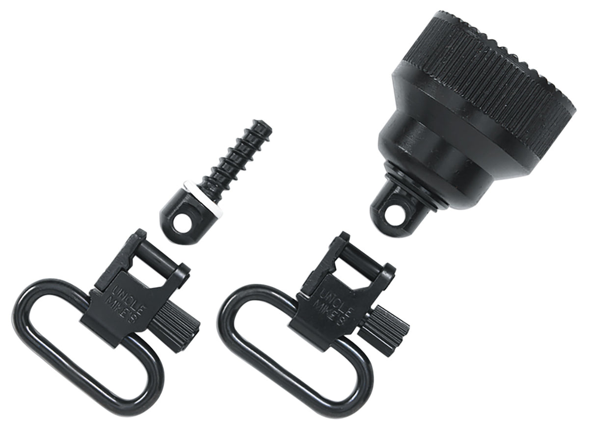 Uncle Mike's QD Mag Cap Swivel Set 1 Inch Blued for Remington 870 Youth 20 Gauge