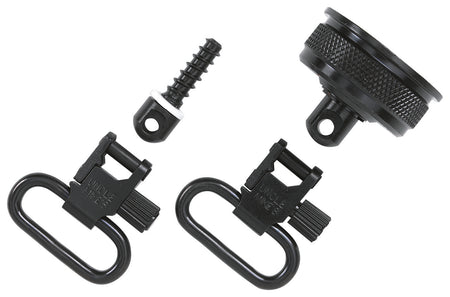Uncle Mike's QD Mag Cap Swivel Set 1 Inch Blued 12 Gauge Remington 11-87