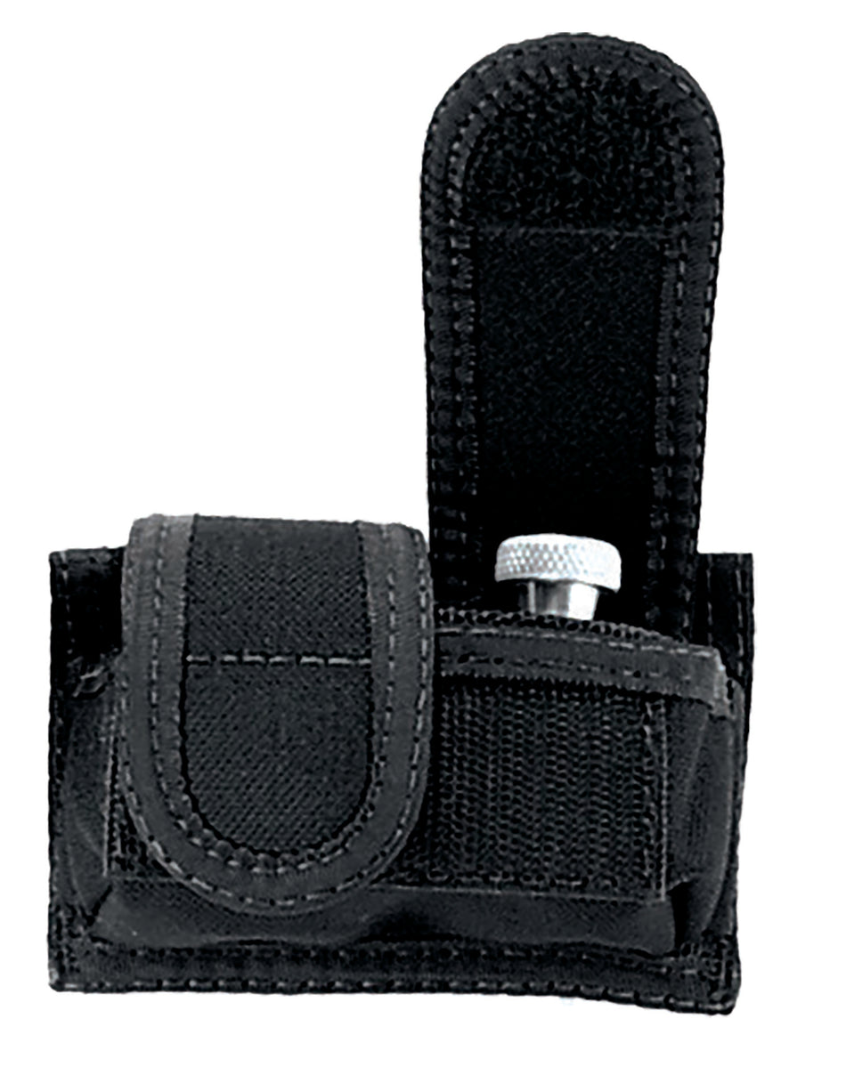 Uncle Mike's Double Universal Speedloader Pouch Black Kodra Nylon .38-.45 Cal 88281