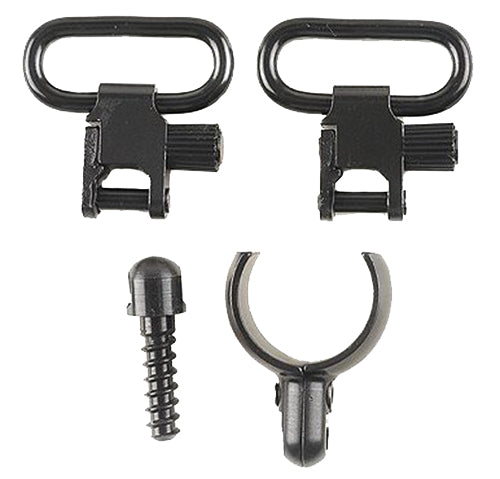 Uncle Mike's 15912 QD 115 SG-1 Blued 1" Magnum Band Swivel Set for 12 Gauge O/U and Single Barrel Shotguns