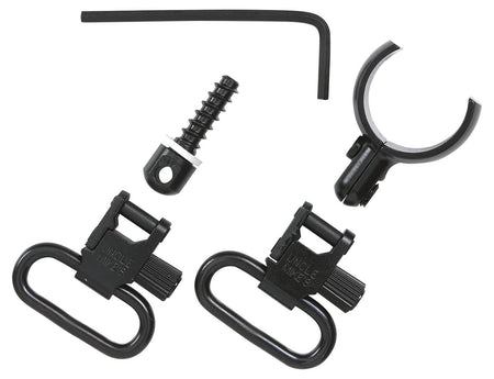 Uncle Mike's Magnum Split Barrel Band Swivel Set 1 Inch QD Blued Winchester 101 12 Gauge