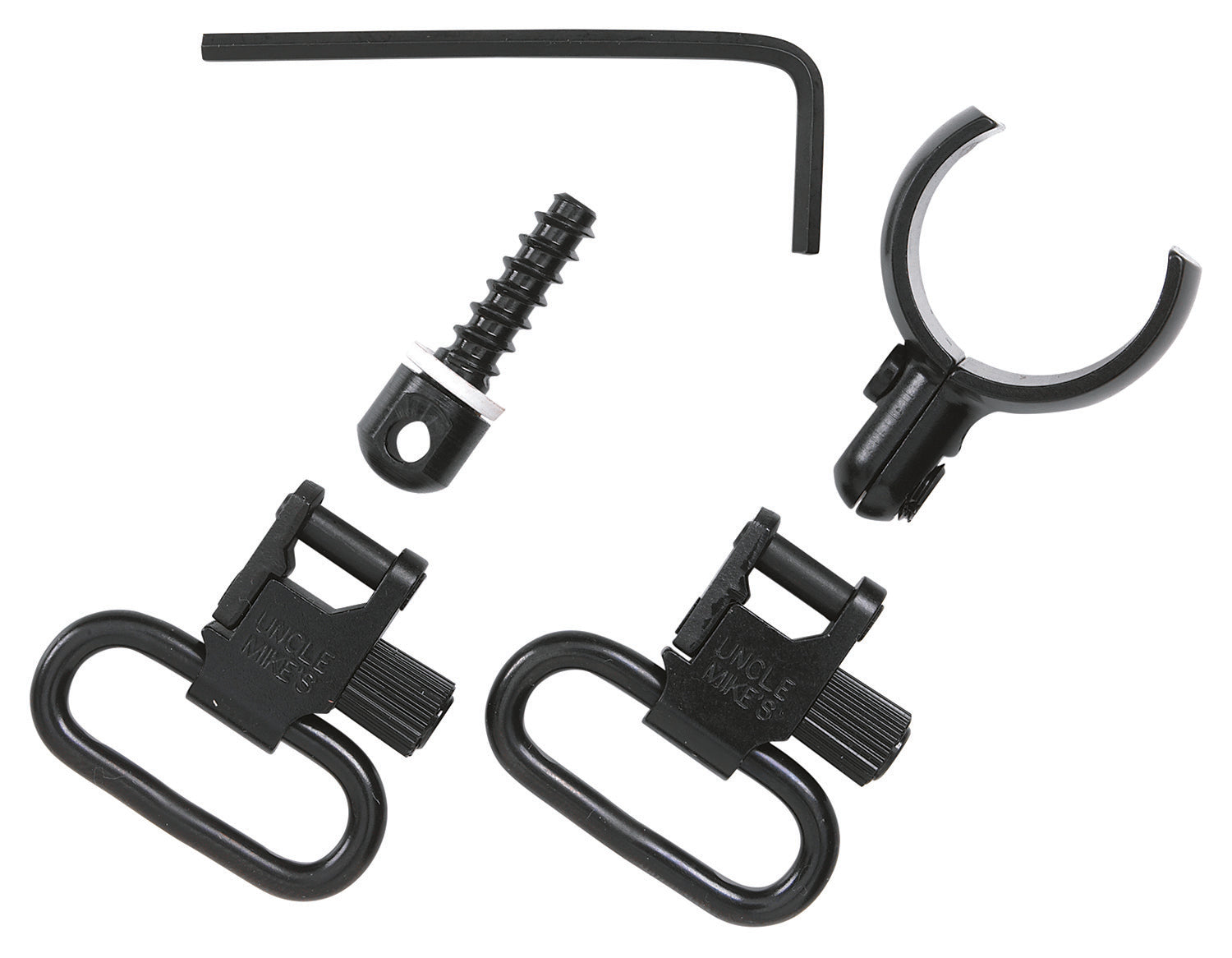 Uncle Mike's 15972 QD 115 SG-4 Blued 1" Magnum Band Swivel Set for Certain 20 Gauge Shotguns