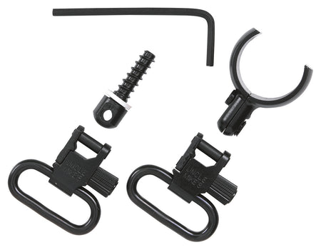 Uncle Mike's 15972 QD 115 SG-4 Blued 1" Magnum Band Swivel Set for Certain 20 Gauge Shotguns