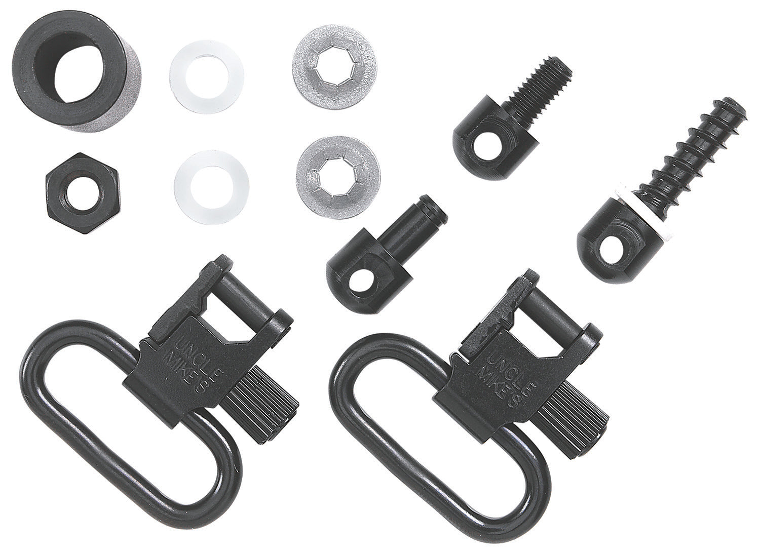 Uncle Mike's 12312 Quick Detach Blued 1" Super Swivel Sling Loop for Most Pump and Auto Shotguns