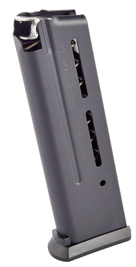 Wilson Combat 5009B Black Stainless 10rd 9mm Luger ETM 1911 Elite Tactical Magazine