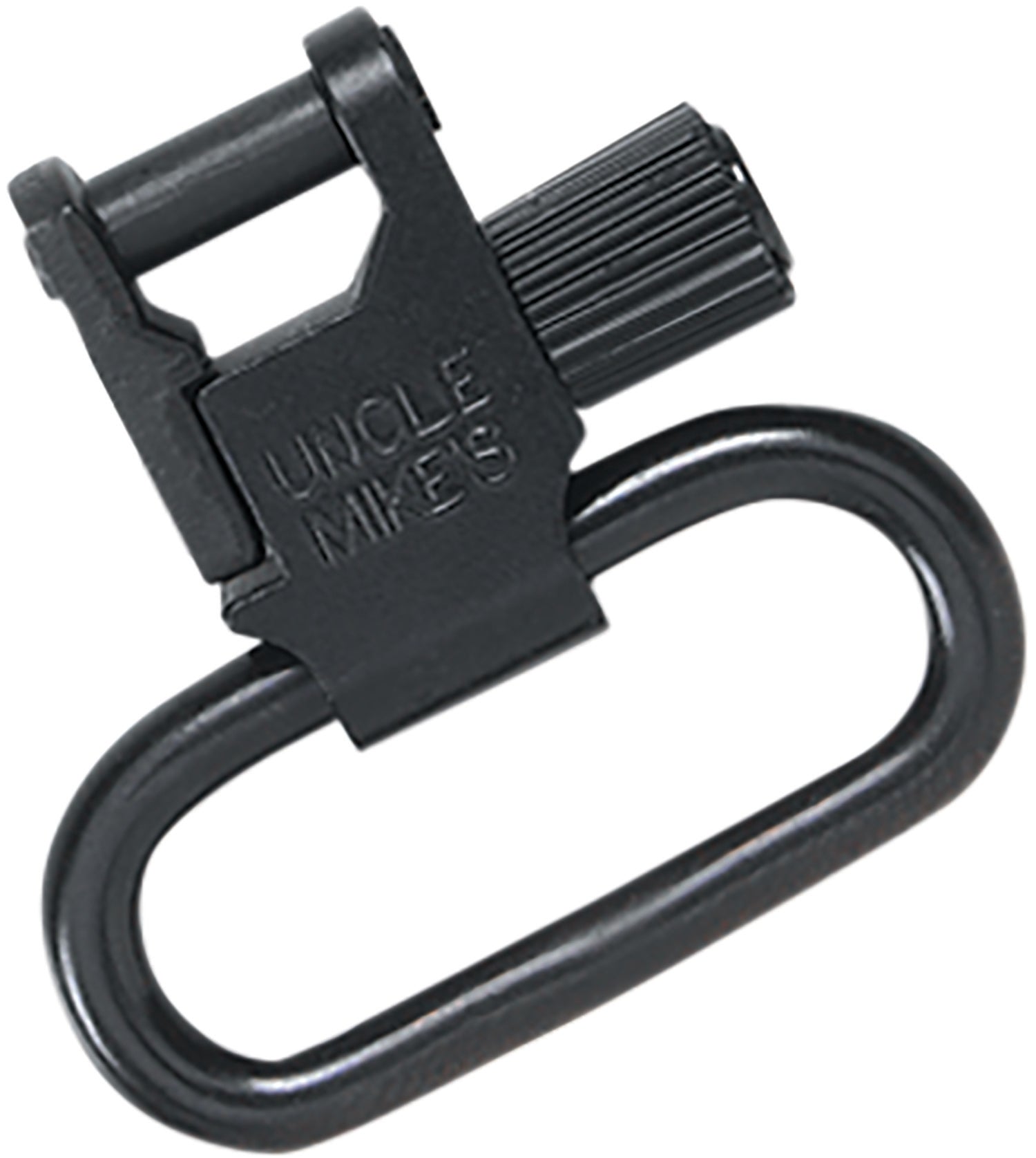 Uncle Mike's 14033 Quick Detach Tri-Lock Blued 1.25" Super Swivel Sling Loop for QD Base Firearms