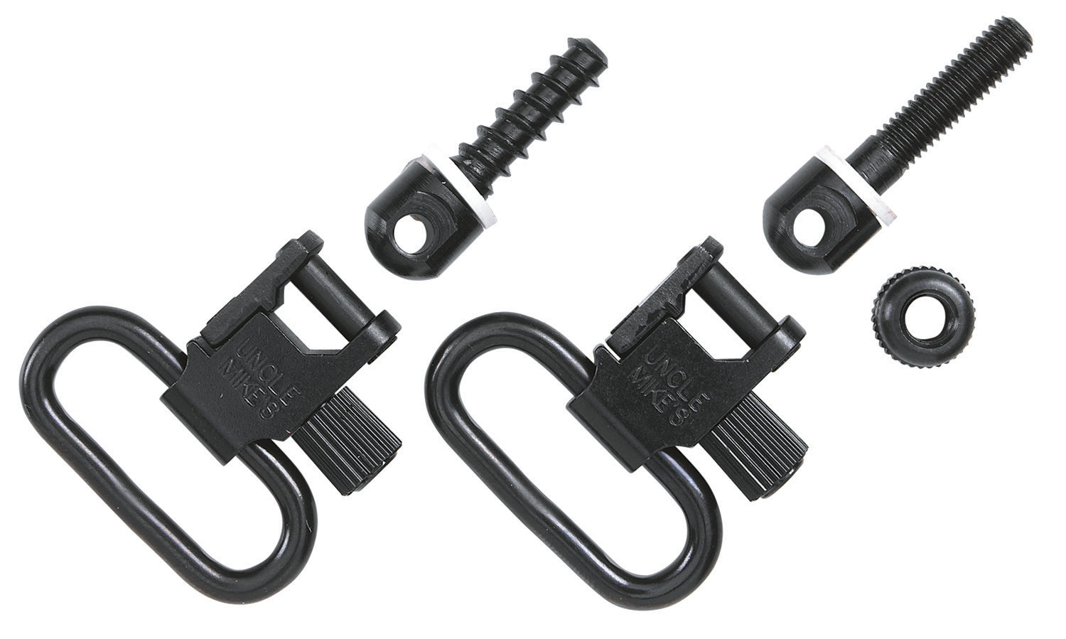 Uncle Mike's MO10022 Super Swivel Quick Detach Tri-Lock 1" Nickel Finish