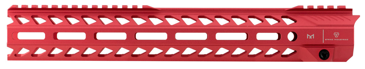 Strike Industries AR-15 13.50 Inch M-LOK Strike Rail Handguard Red Aluminum