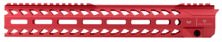 Strike Industries AR-15 13.50 Inch M-LOK Strike Rail Handguard Red Aluminum