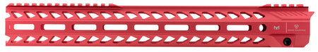 Strike Industries AR-15 15.50 Inch M-LOK Strike Rail Handguard Red Aluminum